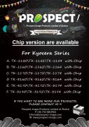 New compatible chip for Kyocera TK1150/1160/1170/3160/5220 s