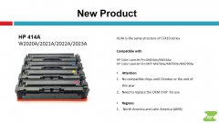 New Products compatible for HP414A/415A/416A are available